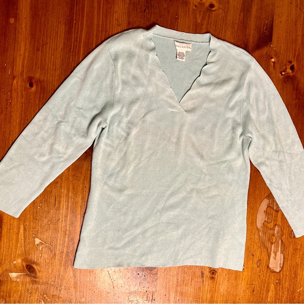 Blue Doncaster Women’s Sweater size XL! Barely worn!